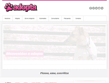 Tablet Screenshot of adopta.mx